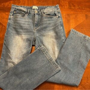 Nicole Miller Light Blue Boot Cut High-rise Jeans